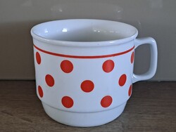 Zsolnay porcelán pöttyös bögre