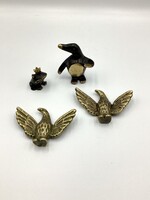 4 db Walter Bosse bronz minifigura