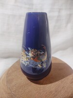 Kobaltkék pávás váza