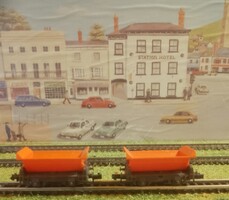 Vasútmodell N csilléskocsi 2 db