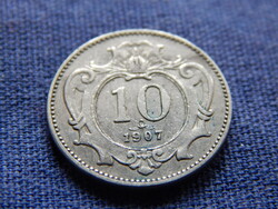 Osztrák-Magyar Monarchia Ferenc József 10 Heller 1907