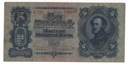 1928 5 pengő VF