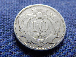 Osztrák-Magyar Monarchia Ferenc József 10 Heller 1894