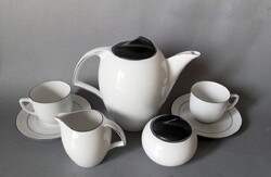 Ritka space-age/modernista design teáskészlet Winterling Bavaria Németország 1980