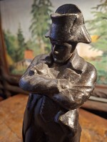 ANTIK ÖNTÖTTVAS BONAPARTE NAPÓLEON SZOBOR RITKASÁG