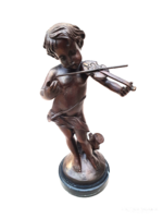 Hegedüs bronz szobra