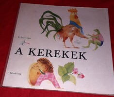 1984.Vlagyimir Szutyejev - A kerekek képes kreatív mese könyv + makett melléklet képek szerint MÓRA