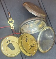 Antik ezüst angol zsebóra