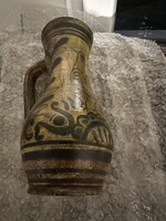 Mezőcsáti bokály 1899-ben készült, törés és repedés mentes gyűjtői 22cm nagyságú szép darab!