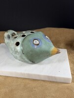 Antik iparművészeti ( Gorka L. ?) süni ikebana