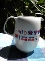 Alföldi porcelán ABC mintás kancsó kiöntő kanna