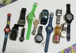 Készlet ürítés ! 13 db karóra Egyben! Ebből,-11db ana-Digi, és 2 db led karóra !Mind működik !
