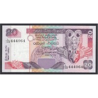 Ceylon-Sri Lanka,20 rupees 1995 UNC