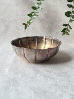 Antik vintage ezüstözött alpakka tálka