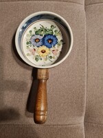 Vintage Wechsler Tyrolean ceramic bowl with handle