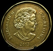 Kanada 1 dollár, 2013 05D4