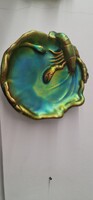 Zsolnay Antique Eosin Hummock Plate