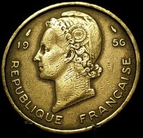 Francia Nyugat-Afrika 25 Frank, 1956 C11C4