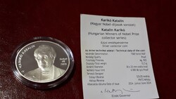 Karikó Katalin  ezüst 7500 ft PP 2024