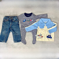 Hilfiger, Disney, Maine kisfiú szett 6-9 hónaposra