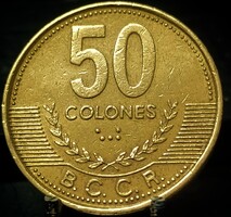 Costa Rica 50 colón, 2002 C11C1