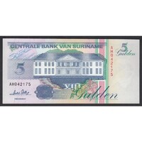 Suriname,5 gulden 1996 UNC