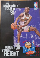 The Madskillz Tour II. 1998 (Amerikai Kosárlabda táborozás) Gary Payton, Michael Jordan reklámanyag