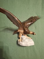 Eredeti Herendi porcelán sas – Kézzel festett, hibátlan gyűjtői darab