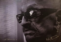 Szipal Martin világhírű magyar fotóművész dedikált arcképe