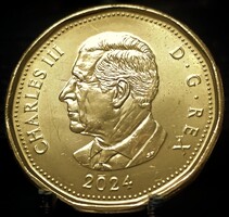 Kanada 1 dollár, 2024 02B4