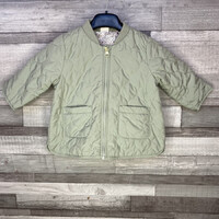 Halványzöld kislány átmeneti kabát 80