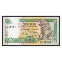 Ceylon-Sri Lanka,10 rupees 1994 UNC