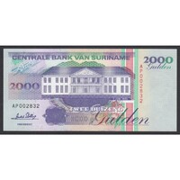 Suriname,2000 gulden 1995 UNC