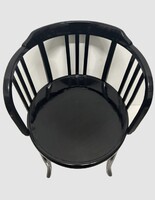Rare Mundus Thonet Art Nouveau Armchair with Signature