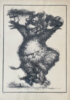 Martyn Ferenc (1899-1986): The Monsters of Fascism II, 1980