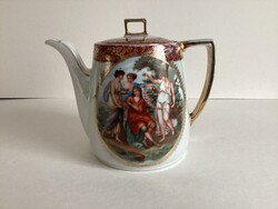 Régi Csehszlovák jelenetes teáskanna , kb 1,2 liter .