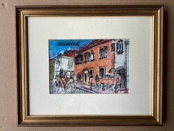 Budavár , Fekete szignóval .