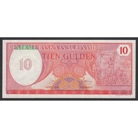 Suriname,10 gulden 1980 UNC