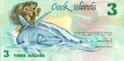 Cook-Szigetek 3 dollár 1987 UNC