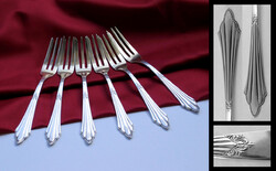 WMF Facher süteményes villák aranyozott fejjel - 6 db