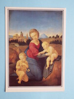 Képeslap (15) - Raffaello Santi - Esterházy Madonna