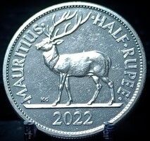 Mauritius ½ Rúpia, 2022 C02A1