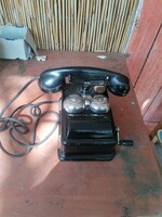 Telefon tekerős kurblis telefon 30as évek gyűjtői darab magyar királyi posta
