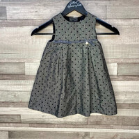 Tartine et Chocolat szürke pöttyös elegáns kislány ruha 3 évesre