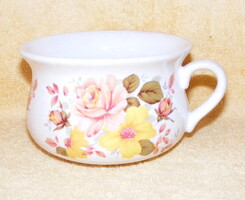 Angol portmeirion virágos porcelán bögre