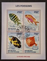 2014. Elefántcsontpart - Halak sor 5,5 € (331.)