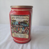 Retro fém kávés doboz