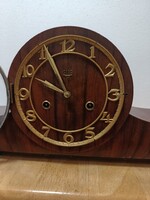 Ritka antik gub glashütte asztali,komod, kandallo inga óra