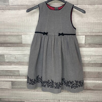 Gymboree kislány alkalmi szürke ruha 5 évesre