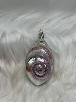 Retro  régi üveg karácsonyfadísz,